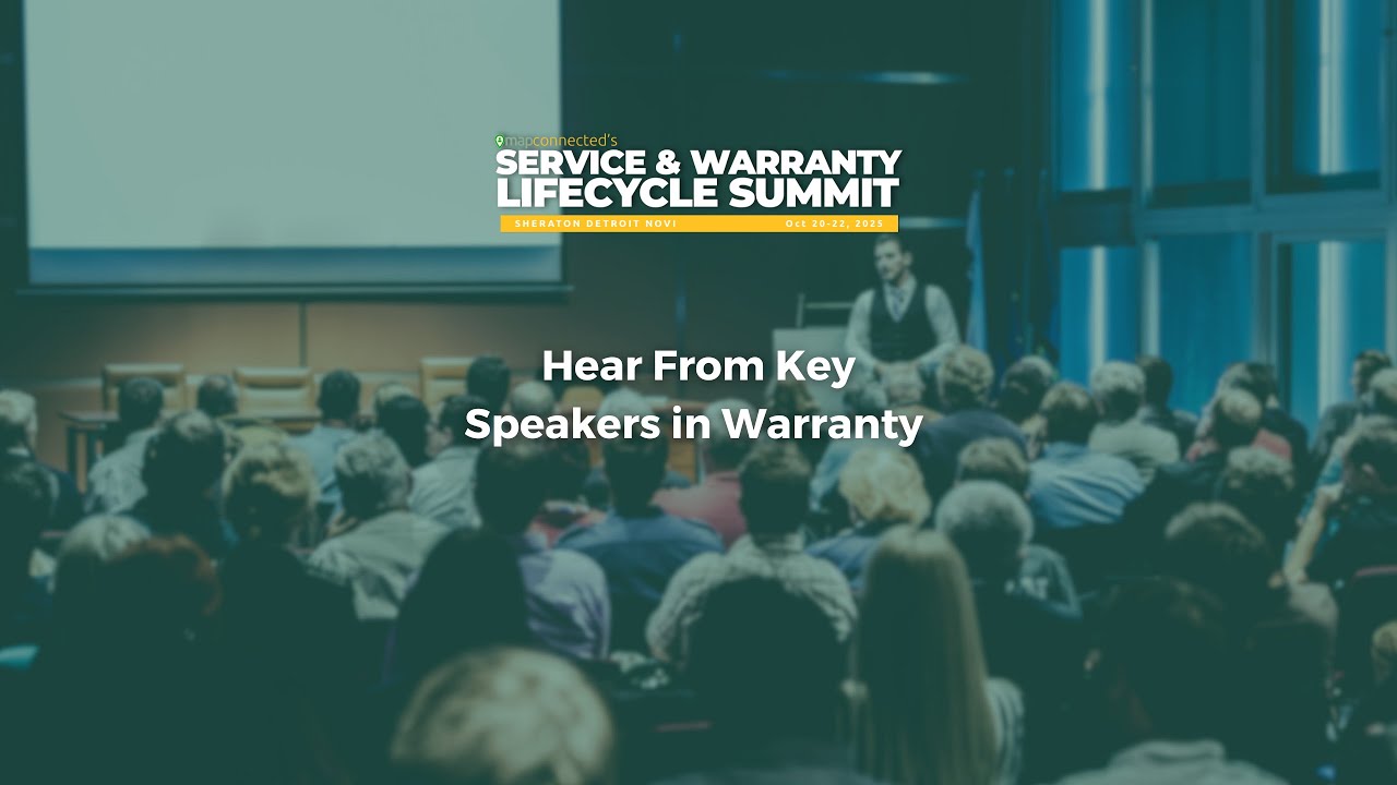Hear From This Years Speakers at The Vehicle Service & Warranty Lifecycle Summit