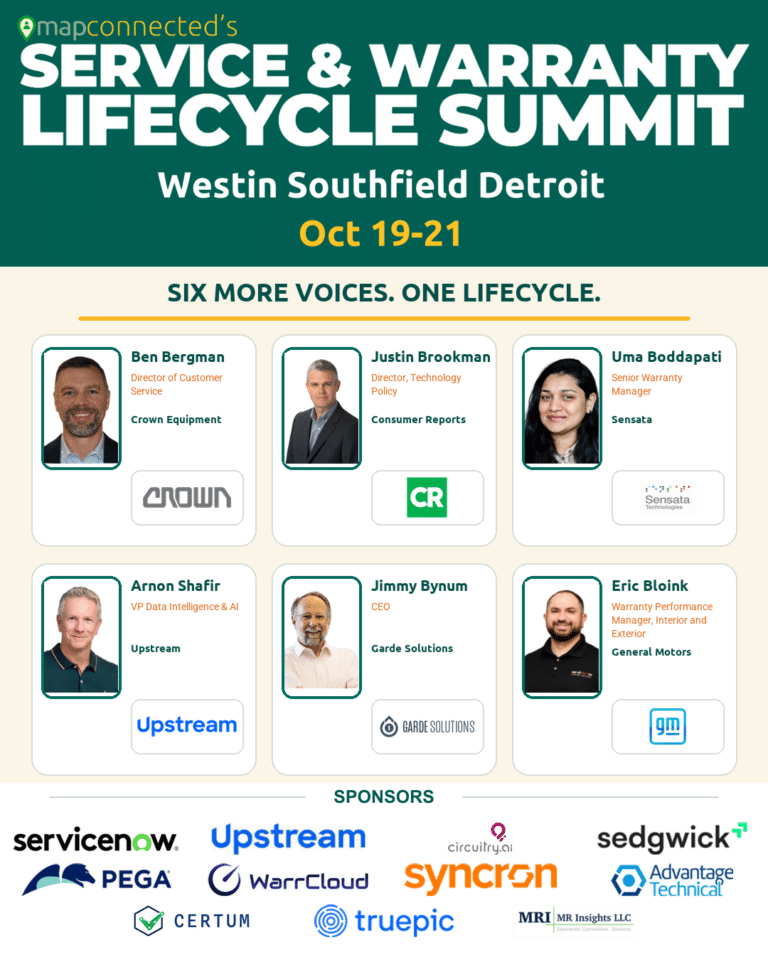 Six new 2026 Service & Warranty Lifecycle Summit speakers.