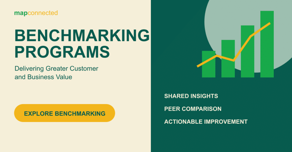 MAPconnected benchmarking programs delivering greater customer and business value