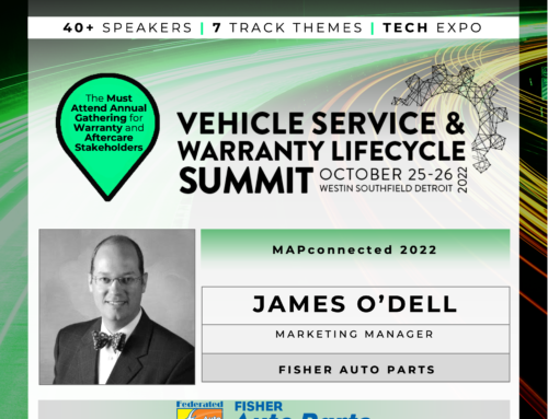 Meet James O’Dell, Marketing Manager FISHER AUTO PARTS – there Oct 25-26 in Detroit