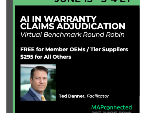Protected: RECORDING: Using AI In Warranty Claims Adjudication Virtual Benchmark Round Robin