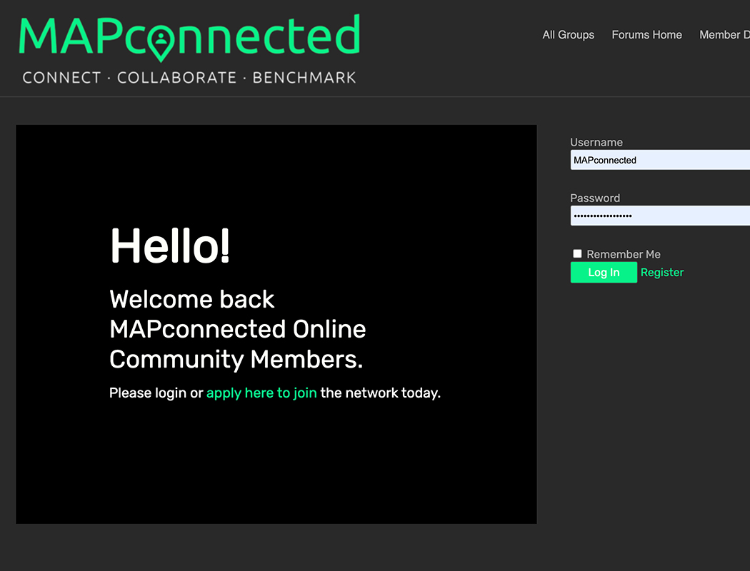 MAPconnected Members Forum