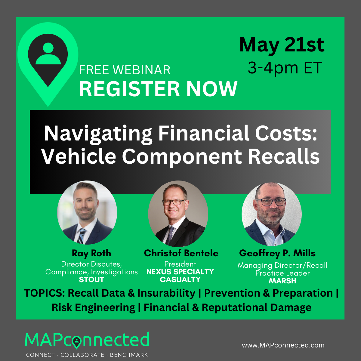 Navigating Recalls: Financial Implications For Motor Vehicle Components Webinar