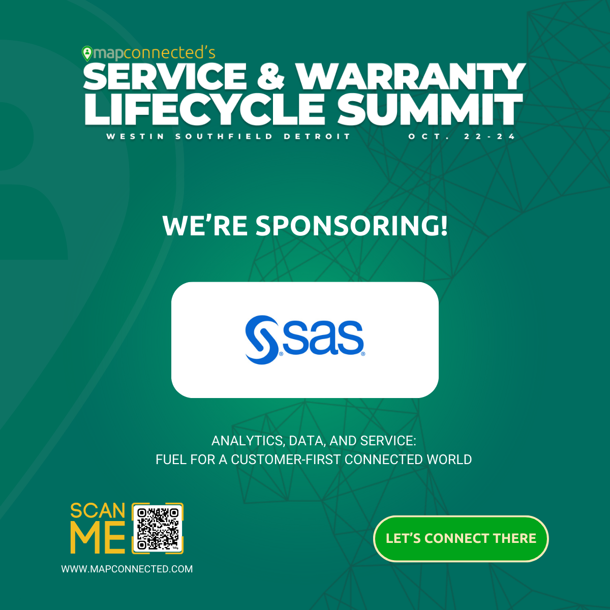 We’re Sponsoring! SAS – MAPconnected 2024
