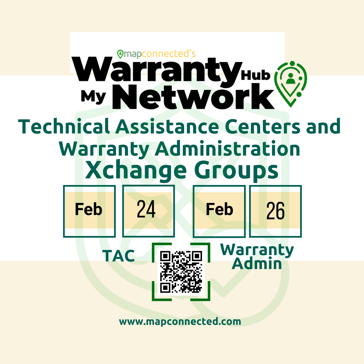MAPconnected Announces New Leadership Xchange Groups for TAC and Warranty Administration Executives 