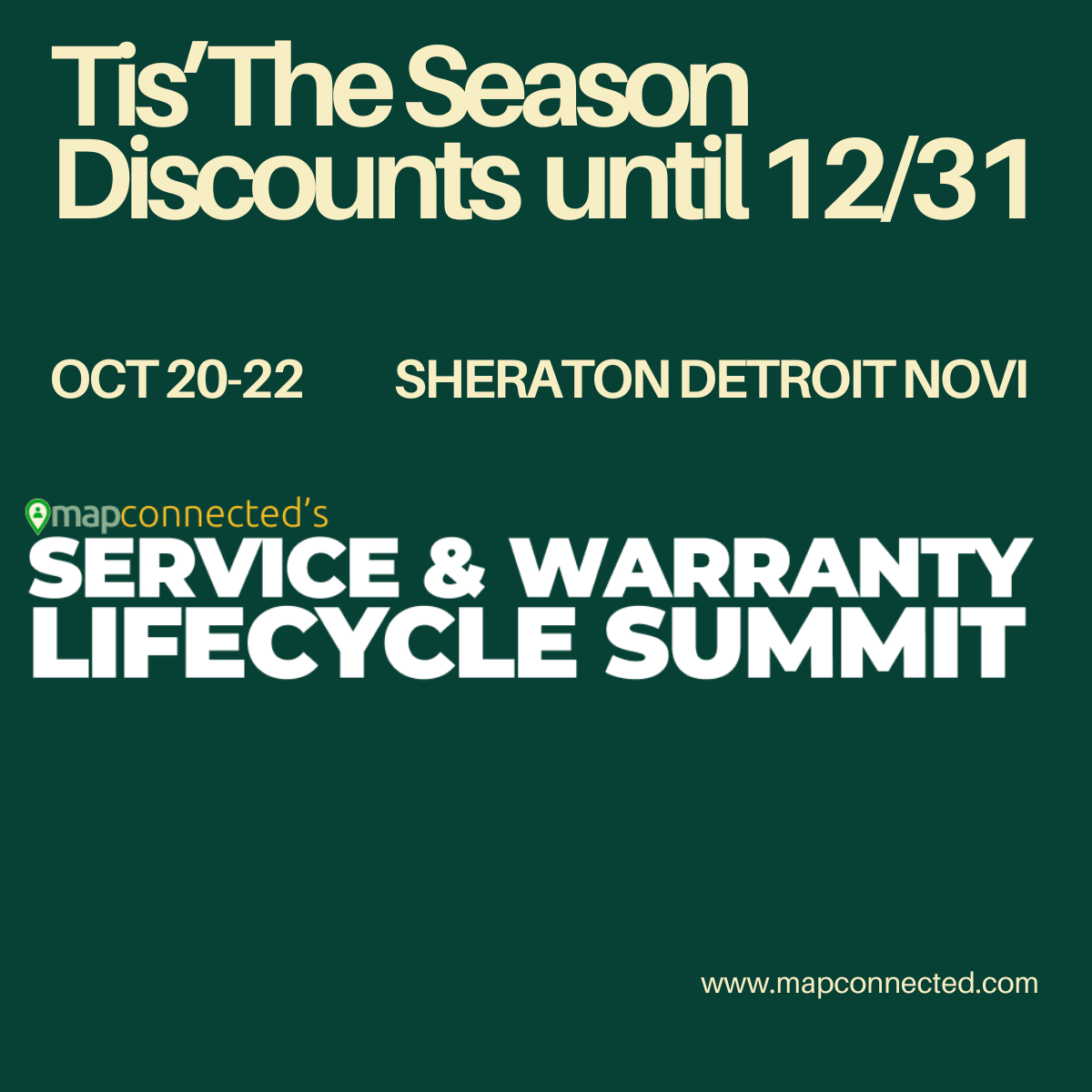 Get Your Tis’ The Season Discounts Until 12/31